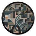 Poster Silent Planes - Geometrische Vormen - Sir Edward x Grigory Gladarev - Rond