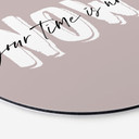 Dibond vægdekoration Your time is now – print på aluminium (Alu-Dibond)