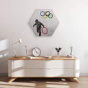 Hexagone - alu-Dibond Banksy - Les jeux olympiques