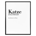 Poster Grammatik - Katze