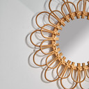 Wandspiegel rund gold Boho - Marrakesh - Ø 40 cm