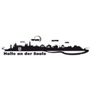 Wandtattoo Halle Skyline