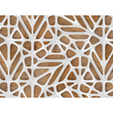 non-woven tapet Organic Surface træoptik fototapet Designwalls i hvid og brun 