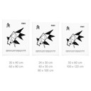 Poster Geometrische Vis Origami - Krygowski