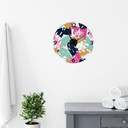 Muursticker met Klok - Creative