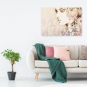Canvasbillede, kvinde abstrakt ansigt