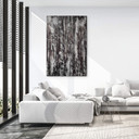 Tableau sur verre Zamart - Lignes abstraites