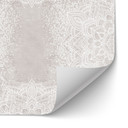 Samoprzylepny panel ścienny do kuchni Soft mandala na szaro-beżowym tle - Bloomery Decor