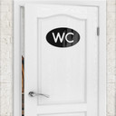 Akrylowa dekoracja WC