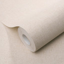 Non-woven vanlig beige sand tapet med en fin linne textur, subtilt modern och elegant