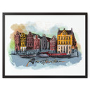 Plakat Amsterdam - Pokochaj swoje miasto