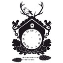 Sticker mural - Horloge à coucou