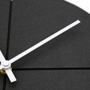 MDF Wanduhr schwarz lautlos - Rund Ø30 cm