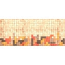 Architects Paper Papier peint photo Atelier 47 Mosaic Tetris beige, orange
