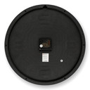Moderne Schwarze Wanduhr - Rund Ø39 cm