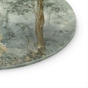 Glasschilderijen Enchanted Forest - Ms Tiff - Rond