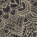 Elegancka fototapeta mandala w czerni i złocie - Bloomery Decor
