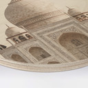 Obraz drewniany Annie - Taj Mahal - okrągły
