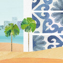 Fotomural Dubai Beach - Burj Al Arab - Rivers