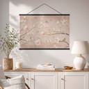 Textielposter Vogels op Kersenbloesem - Cheney