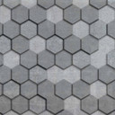 Geometric GraphicBlocks1 grå - non-woven tapet Designwalls 2 - 2,55 x 3,5 m