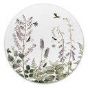 Tableau sur alu-Dibond rond Sir Edward - Colibris dans le jardin