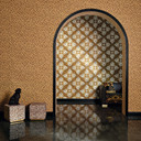 Versace fleecetapet Vasmara leopardtapet brun, orange, bronze