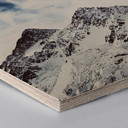 Hexagon Hout - Snow Mountain