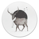 Wandcirkel Solti - Deer Winter