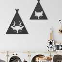 MDF - Dekoracja drewniana - Tipi - Jeleń