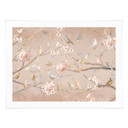 Poster Uccelli sui Fiori di Ciliegio - Cheney