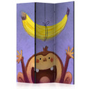 Skærmvæg - Banan, 3-delt