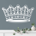 Wandtattoo Perlenbesetzte Krone