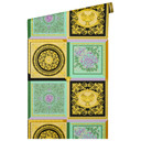 Versace Home luksusowa tapeta w barokowy wzór designerska tapeta z włókniny w kolorze złotej mięty