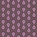 Architects Paper Jungle Chic - Papier peints rétro/vintage, violet