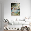Textil poster Gungor i naturoasen - Goed Blauw