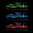 LED Skyline Düsseldorf