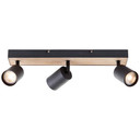 Spotbalken Joris, braun, 42 x 15,3 cm, Metall Spotbalken