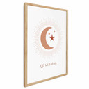 Plakat Eid Mubarak półksiężyc