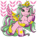 Wallsticker Filly Stars - Hermia
