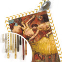 Poster Degas - Drei Tänzerinnen