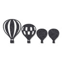 Decori in feltro - Mongolfiere (Set da 4) per la cameretta