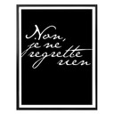 Plakat Non je ne regrette rien