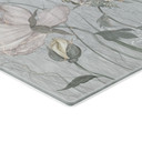 Spatscherm met bloemen in vintage stijl in grijs - Ms Tiff