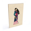 Plakat drewniany Tohmé - Mulan