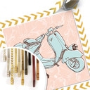 Poster - Illustrated Vespa