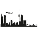 Sticker mural - Les gratte-ciel de Francfort 1