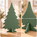 Kerstboom van vilt om neer te zetten (2-delig)