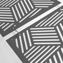 Rozdzielacz pokoju, parawan, wiszący ekran prywatności Geometryczne Próbki - rozszerzalne diamenty