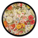 Plakat Kolorowy kolaż kwiatowy - Frida Floral Studio - Okrągły